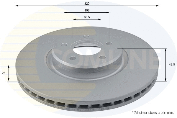 Brake Disc (ADC1242V)