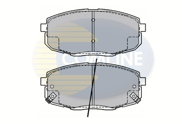 Brake Pad Set, disc brake (CBP31670)