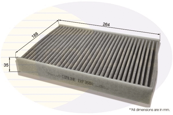 Filter, cabin air (EKF368A)