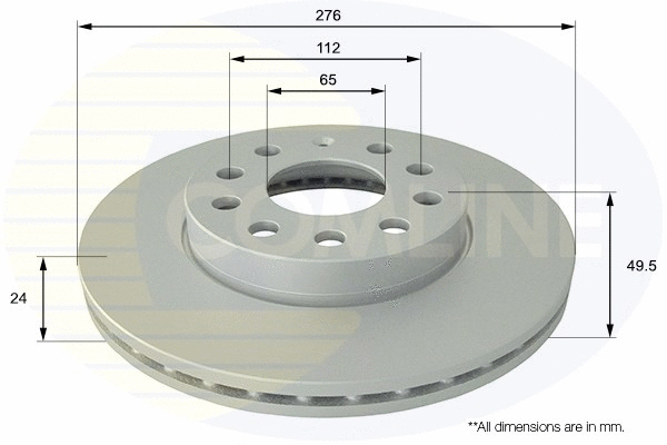 Brake Disc (ADC2616V)