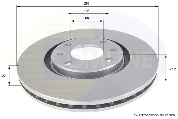 Brake Disc (ADC1520V)