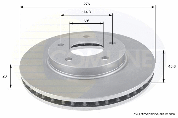 Brake Disc (ADC0381V)
