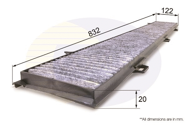 Filter, cabin air (EKF107A)