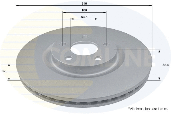 Brake Disc (ADC1289V)