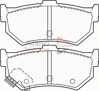 Brake Pad Set, disc brake (ADB3815)