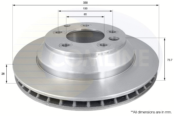 Brake Disc (ADC1460V)