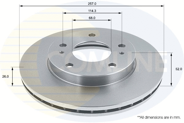 Brake Disc (ADC0228V)