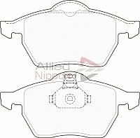 Brake Pad Set, disc brake (ADB3749)