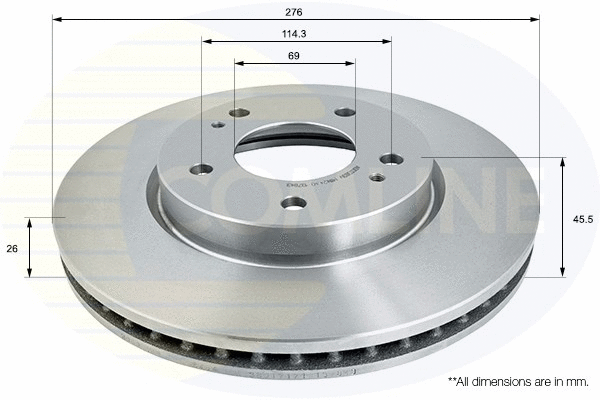 Brake Disc (ADC0383V)