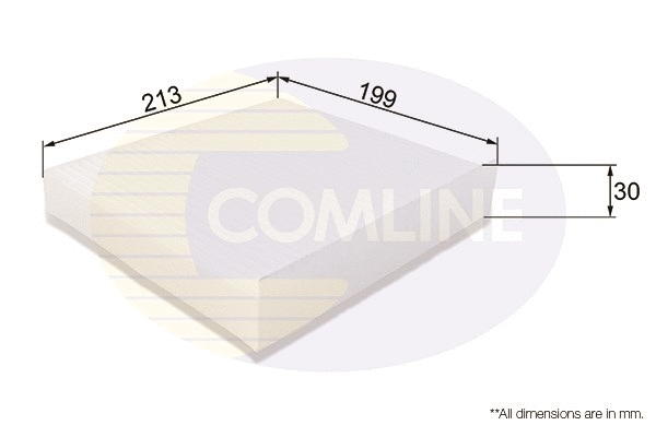 Filter, cabin air (EKF173)