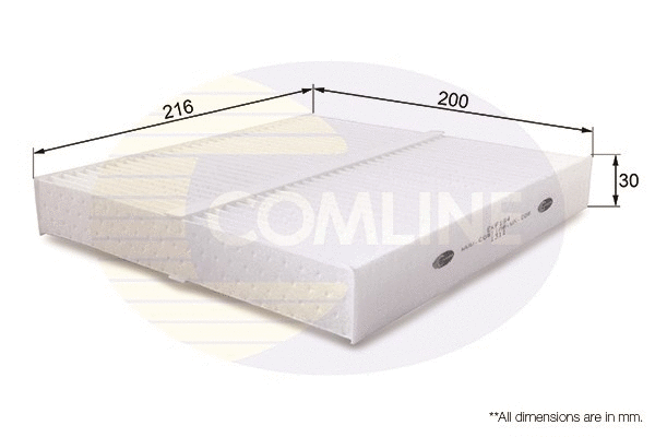 Filter, cabin air (EKF194)