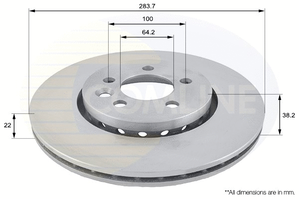 Brake Disc (ADC1318V)