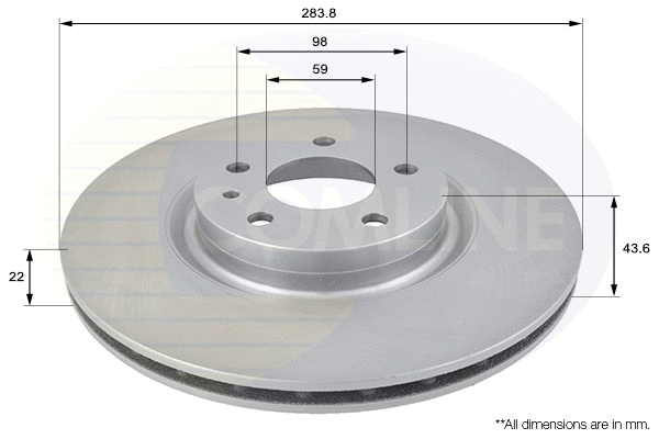 Brake Disc (ADC1805V)