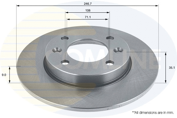 Brake Disc (ADC1531)