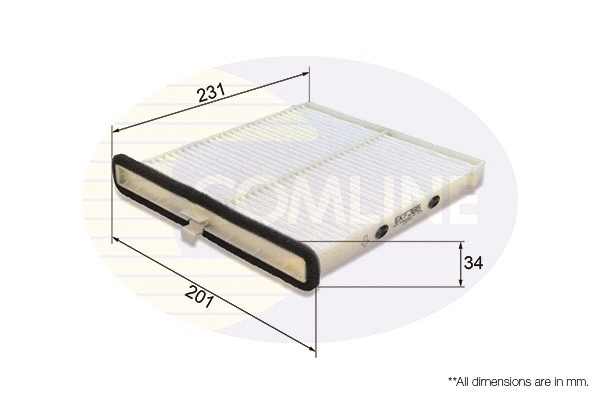 Filter, cabin air (EKF385)