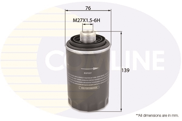 Oil Filter (EOF227)
