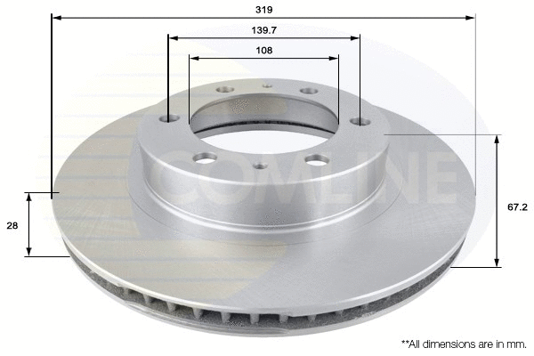 Brake Disc (ADC2509V)