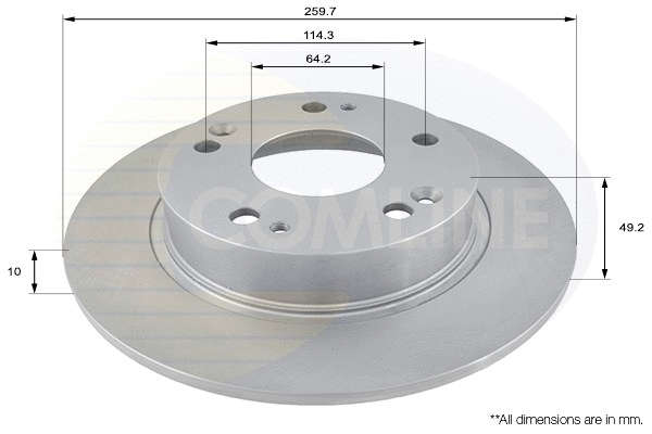 Brake Disc (ADC0549)