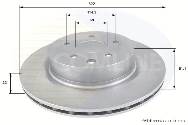 Brake Disc (ADC0278V)