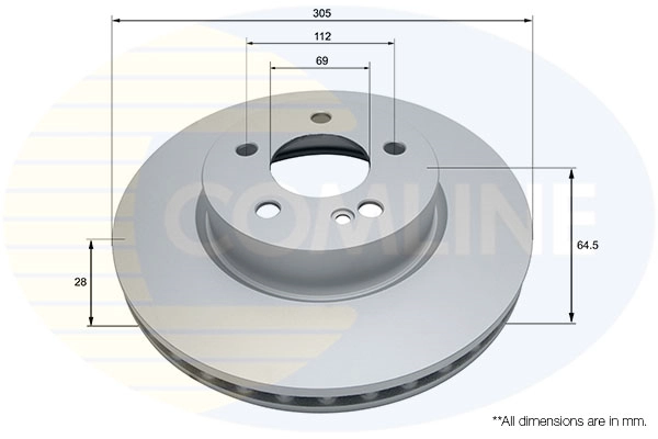 Brake Disc (ADC4014V)