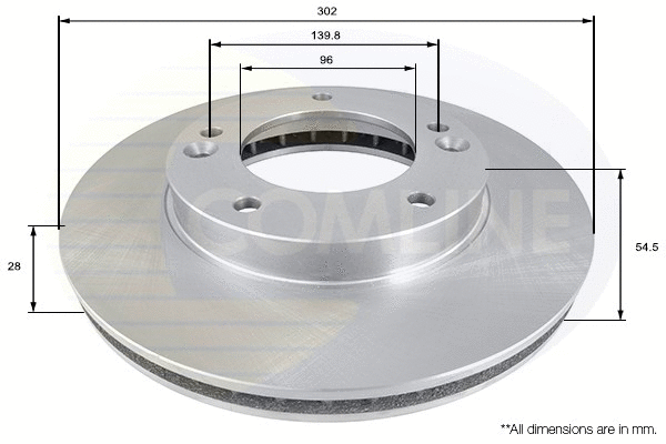 Brake Disc (ADC1051V)