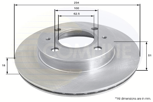Brake Disc (ADC1038V)