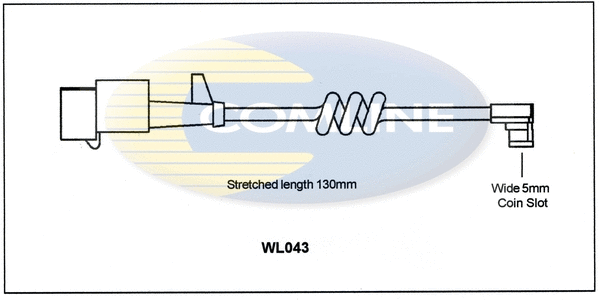 Warning Contact, brake pad wear (WL043)