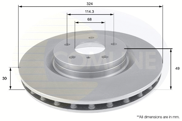 Brake Disc (ADC0279V)