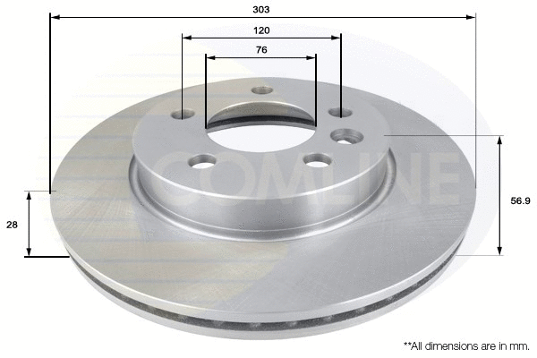 Brake Disc (ADC2604V)
