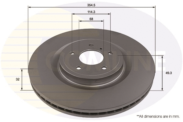Brake Disc (ADC2947V)
