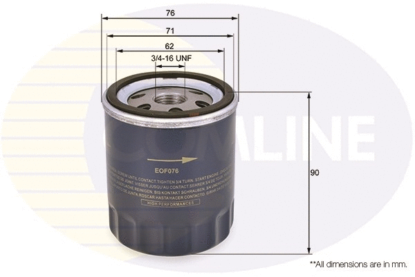 Oil Filter (EOF076)