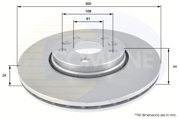 Brake Disc (ADC1599V)
