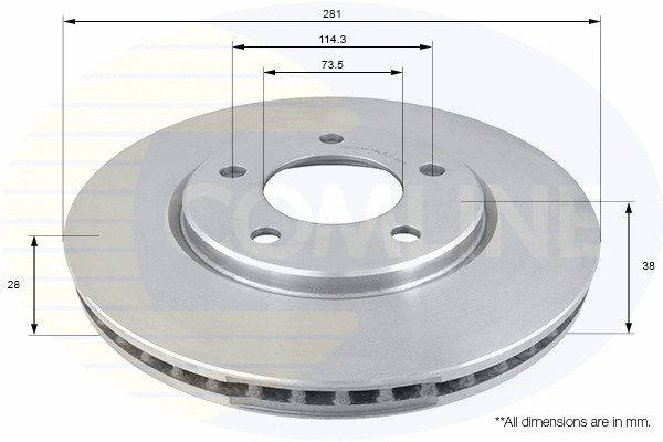 Brake Disc (ADC2304V)