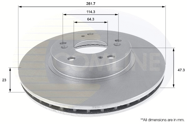 Brake Disc (ADC0544V)