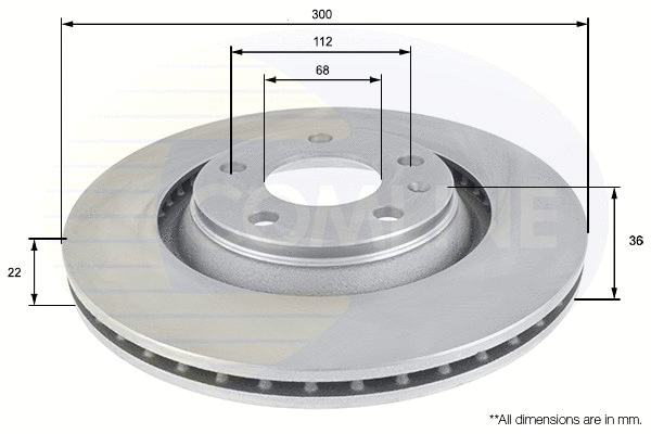 Brake Disc (ADC1485V)
