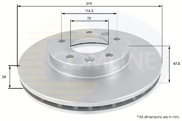 Brake Disc (ADC1018V)