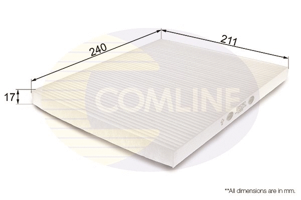 Filter, cabin air (EKF292)