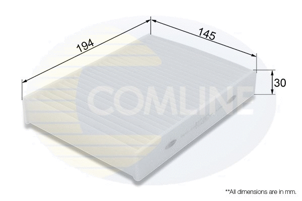 Filter, cabin air (EKF404)