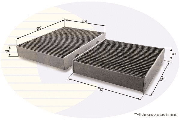 Filter, cabin air (EKF101A)