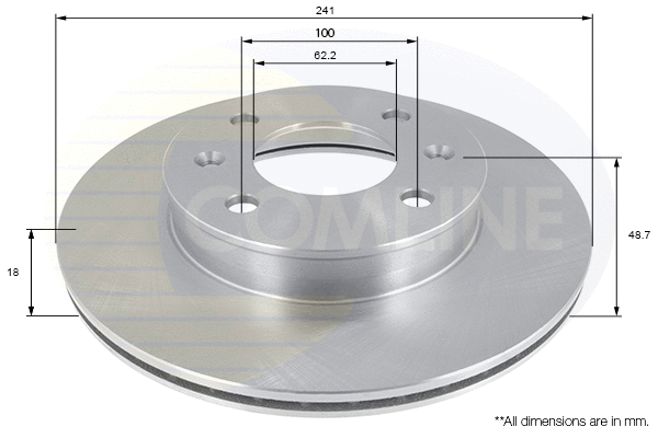 Brake Disc (ADC1055V)