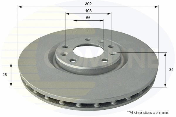 Brake Disc (ADC2717V)
