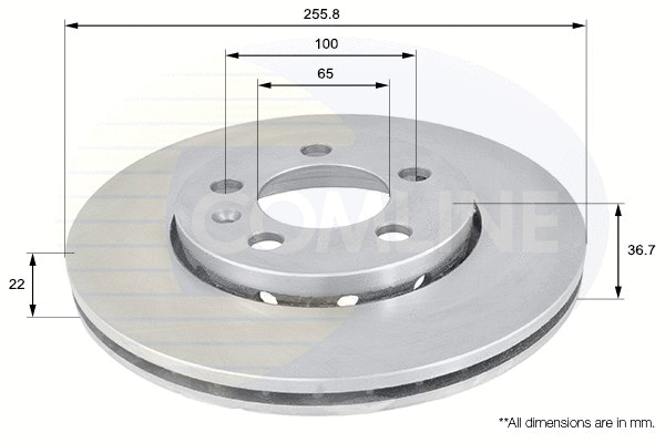 Brake Disc (ADC1407V)