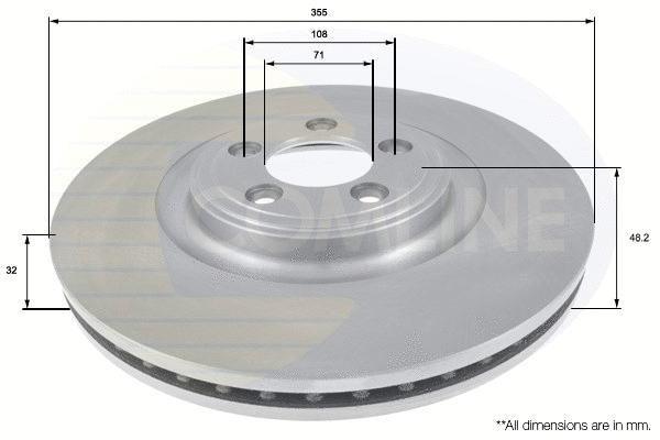 Brake Disc (ADC1252V)
