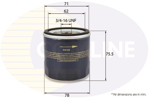 Oil Filter (EOF049)