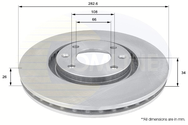 Brake Disc (ADC1519V)