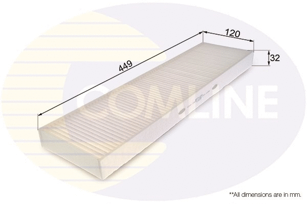 Filter, cabin air (EKF180)