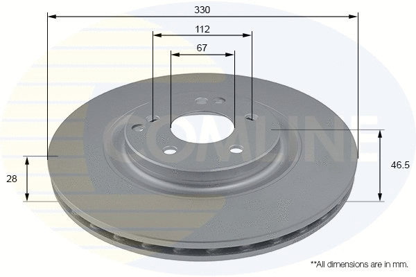 Brake Disc (ADC2828V)