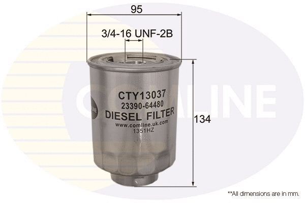 Fuel Filter (CTY13037)