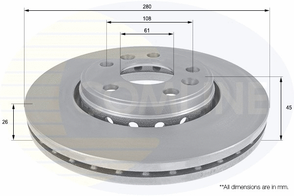 Brake Disc (ADC1672V)