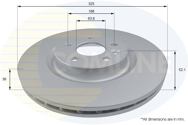 Brake Disc (ADC1287V)
